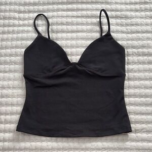 TANKAIR Black Spaghetti Strap Cami Top